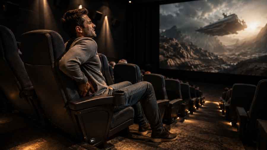 چرا صندلی سالن، تجربه تماشای فیلم را متحول می کند؟ 2 صندلی سینما و کمردرد